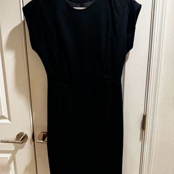 Elegant Navy Sheath Dress - Picture 1 of 7